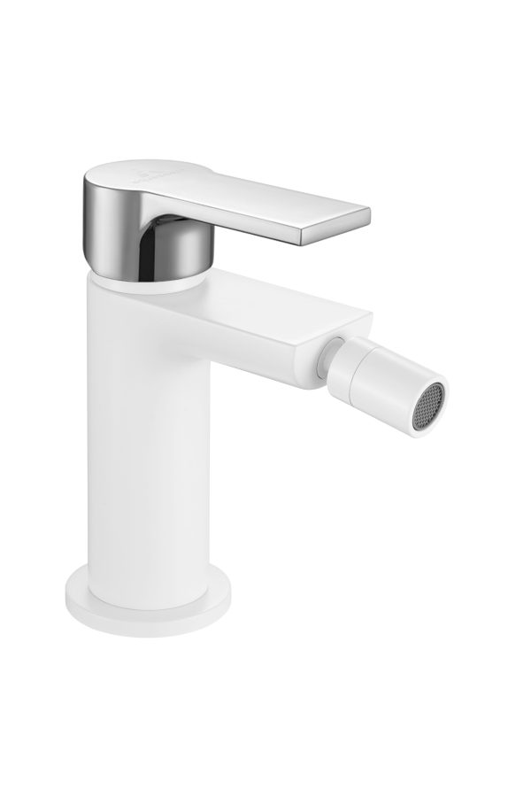 grifo bide blanco cromo