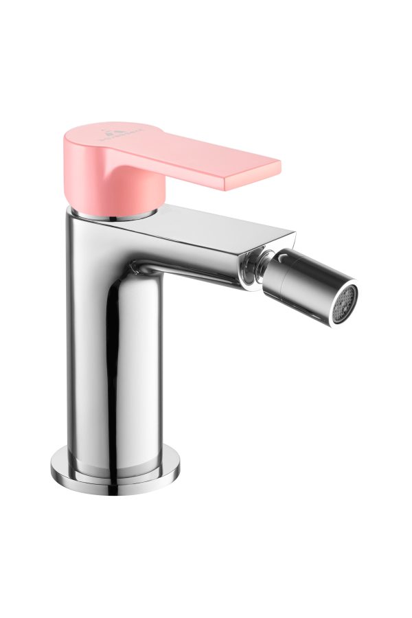 grifo bide cromo rosa-chic